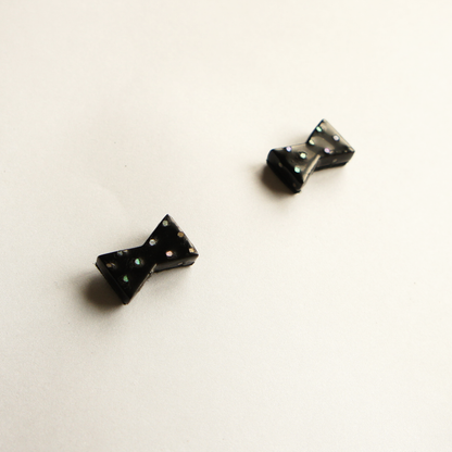 Raden earrings "Arishi hi" (Black) pierced