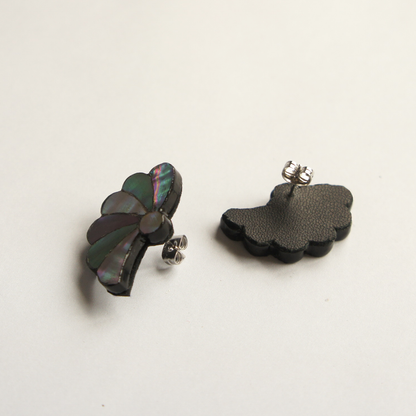 Raden Earrings "Autumn Bloom, Swaying" (Large) 