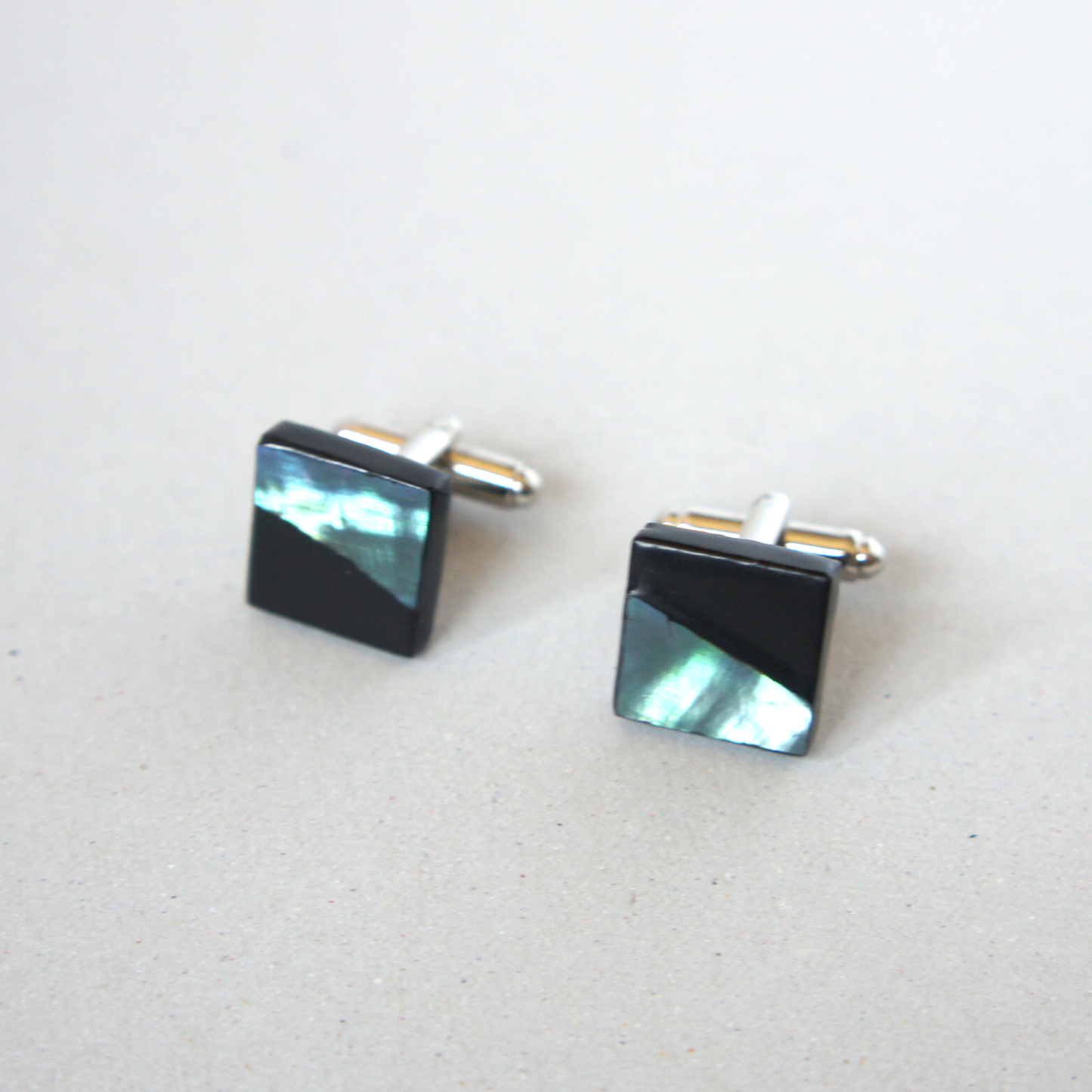 Mother-of-pearl Cufflinks "Ice Shard"