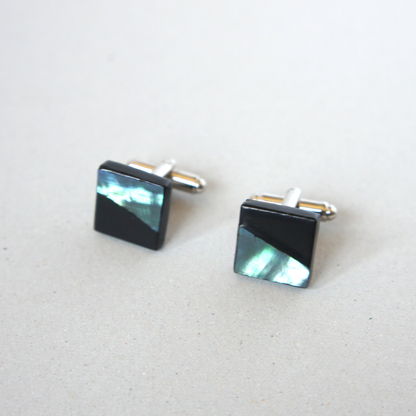 Mother-of-pearl Cufflinks "Ice Shard"