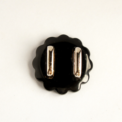Mother-of-pearl Inlaid Obi Clip "Bankka"