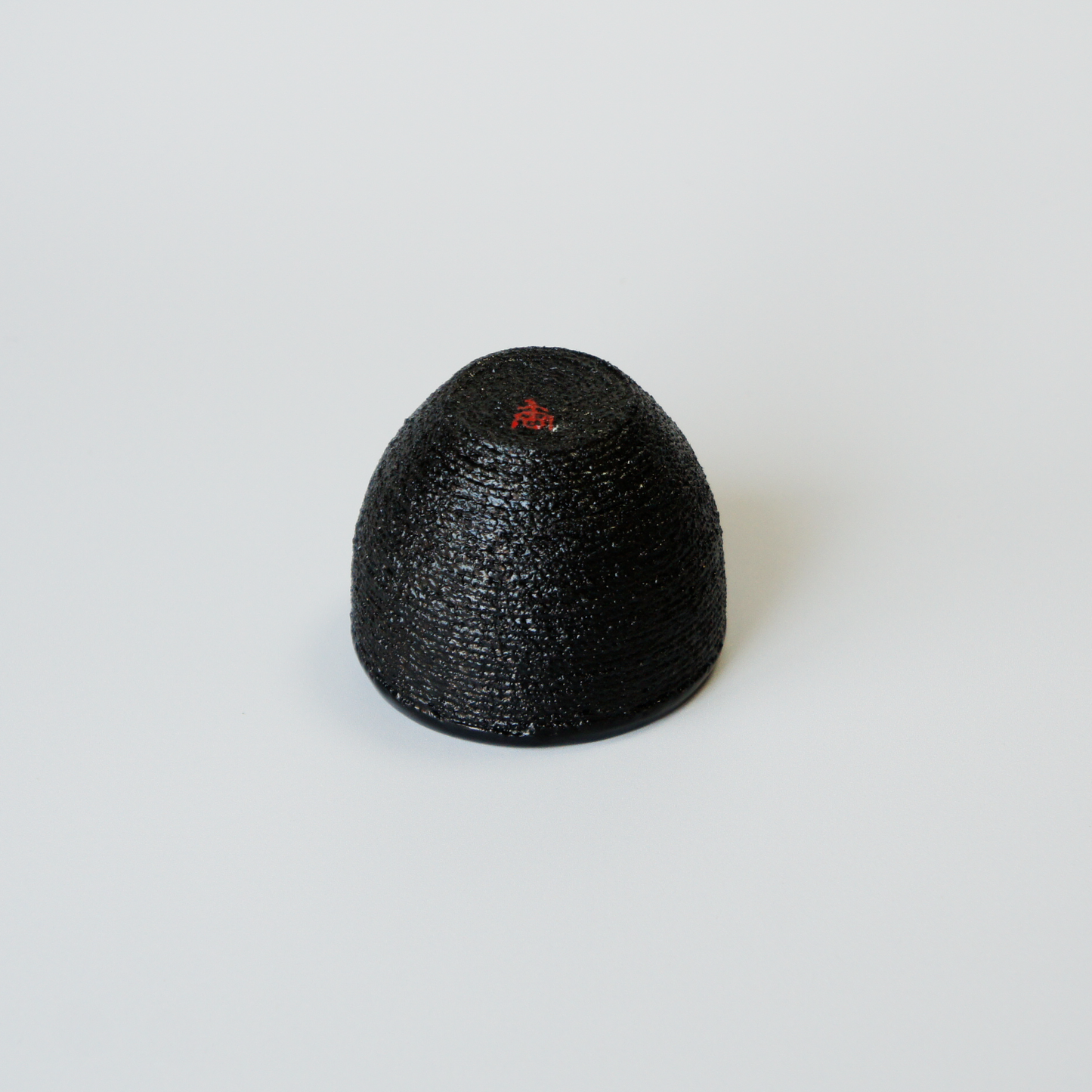 Woven-patterned Sake Vessel (Black)