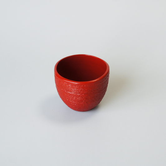 縄胎酒器（赤）