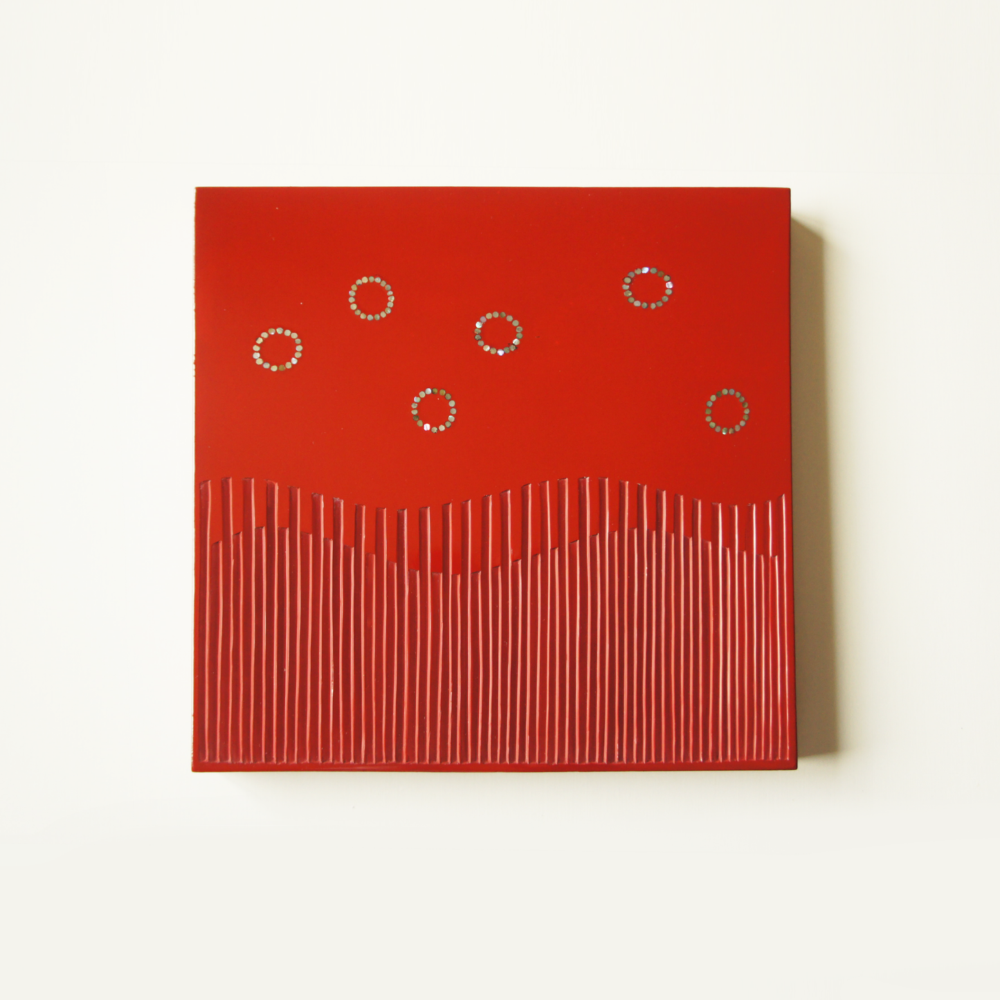 Panel in Carved Urushi "Ephemeral Song"